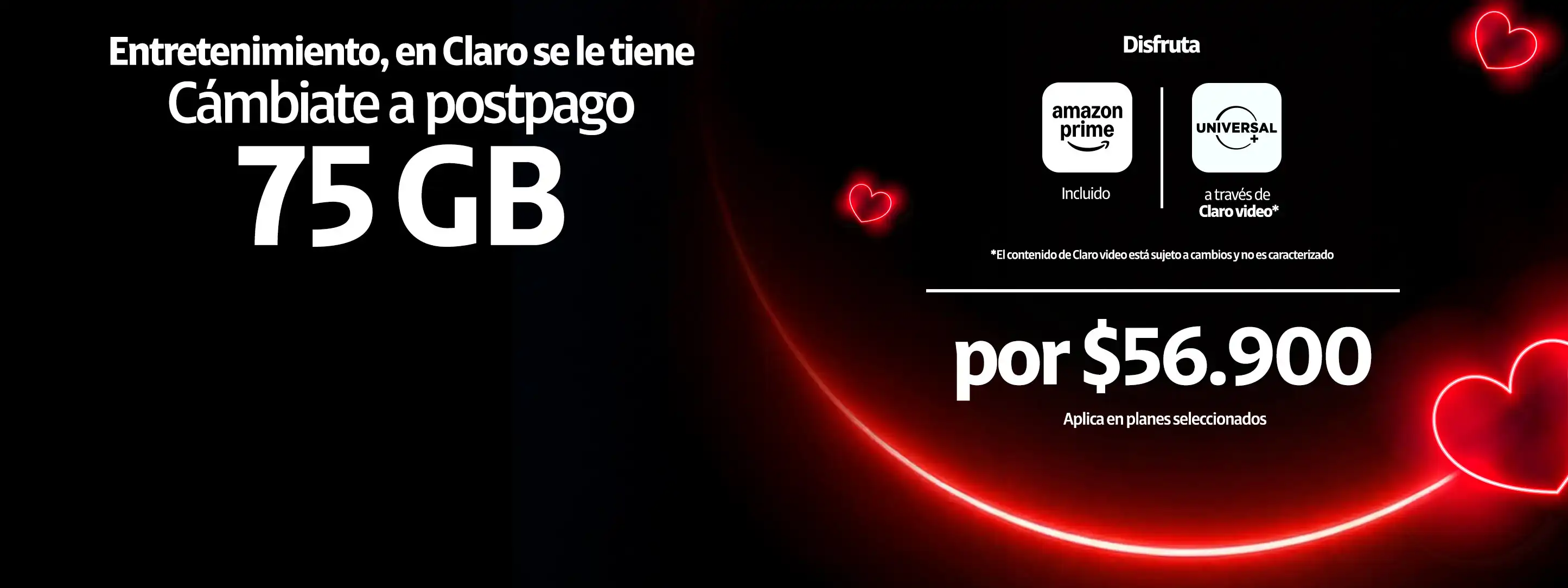 Cámbiate a Postpago 75GB