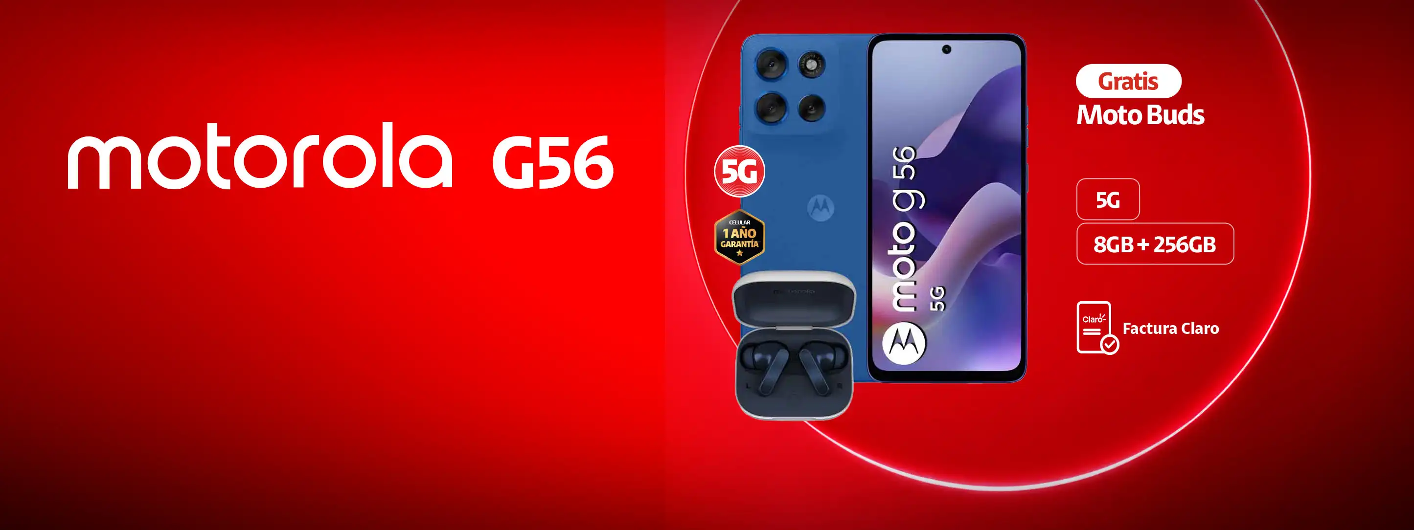 Motorola G56 256GB 5G + Moto Buds