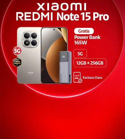 Xiaomi REDMI Note 15 Pro 512GB 5G + Power Bank 165W
