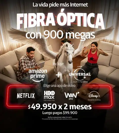 Fibra óptica 900 MB