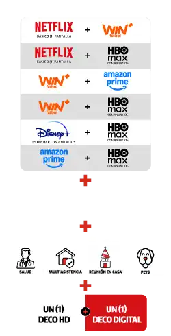 Incluidos Plan 900MB + Tv intermedia Plus + Telefonía Plus por 121.900